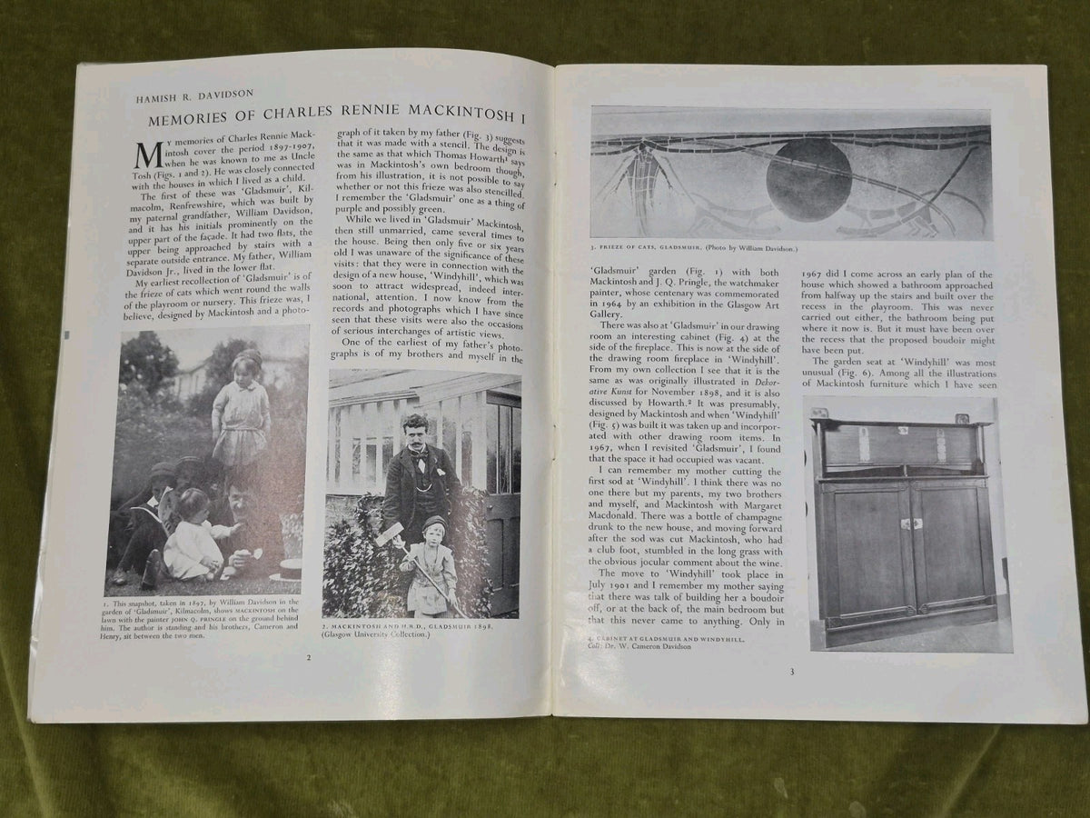 Charles Rennie Mackintosh  Scottish Art Review Special Number Vol XI N 43