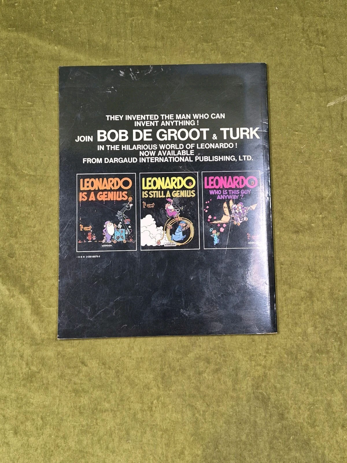 LEONARDO IS STILL A GENIUS 2 By De Groot , Dargaud 1st English Paperback 19841