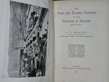 The Social and Economic Condition of the Highlands of Scotland Since 1800 Beaton5