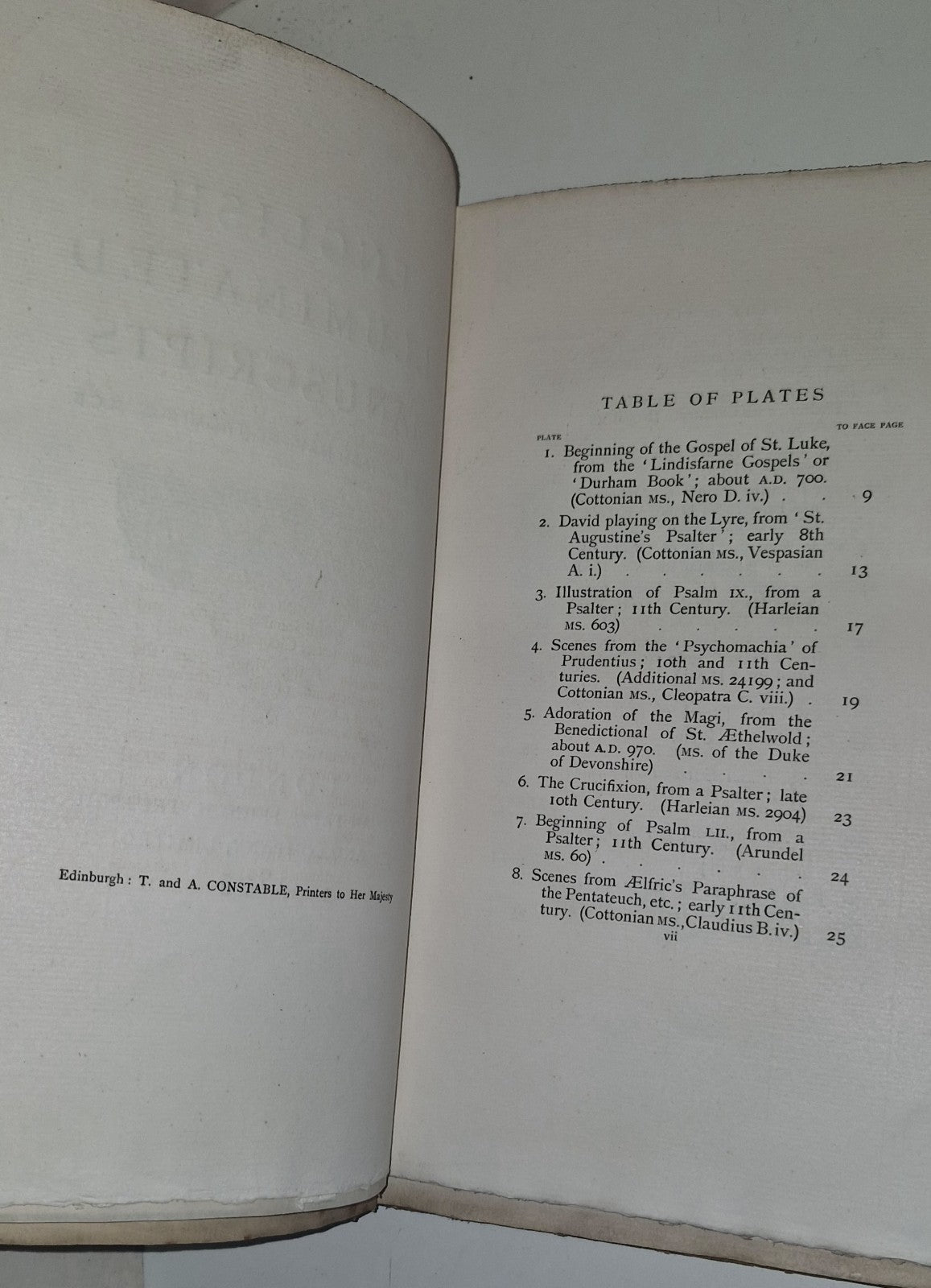 English Illuminated Manuscripts By Edward Maunde Thompson, 1895 Limited Edition 9