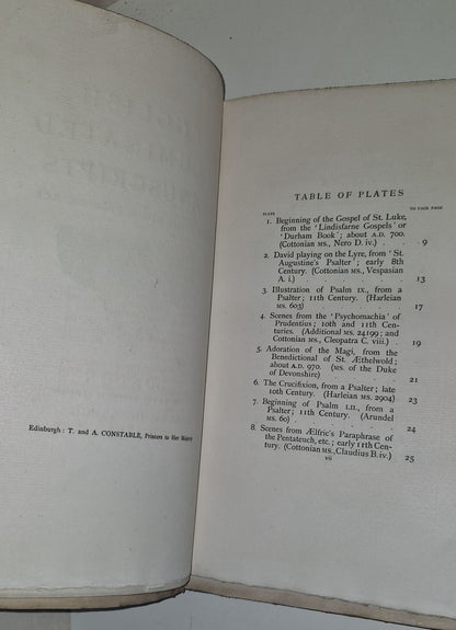 English Illuminated Manuscripts By Edward Maunde Thompson, 1895 Limited Edition 9