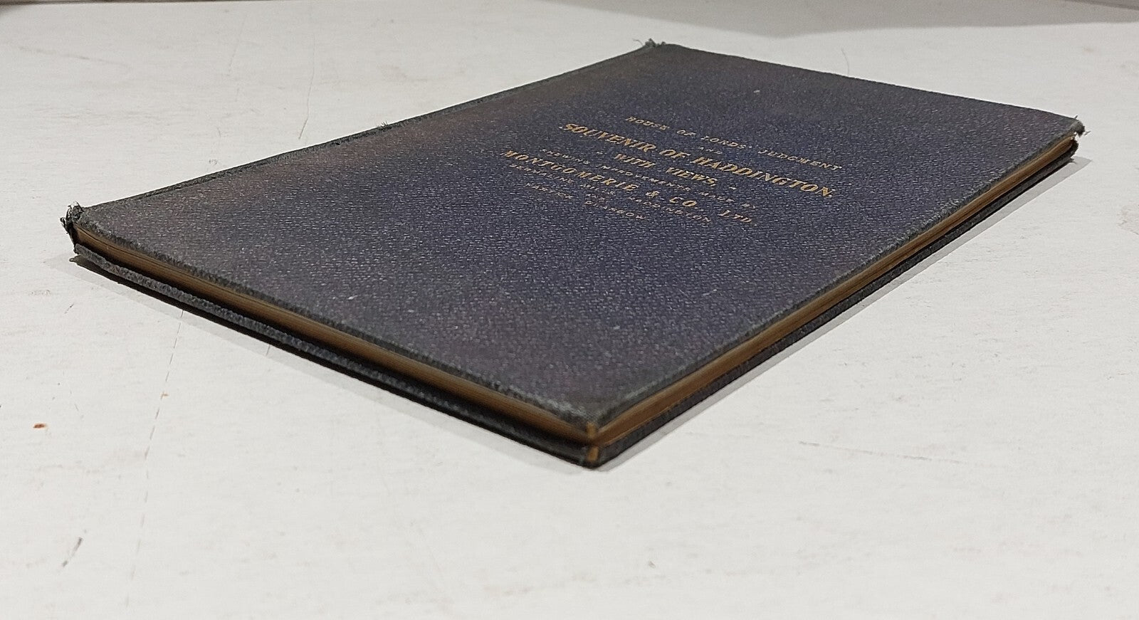 House of Lords' Judgement & Souvenir of Haddington Glasgow Montgomerie & Co Book7