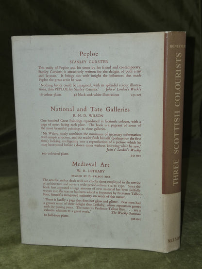 Three Scottish Colourists by Peploe Cadell Hunter, T.J. Honeyman (1950)1