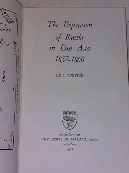 The Expansjon Of Russia In East Asia 1857-1860 (1968)5
