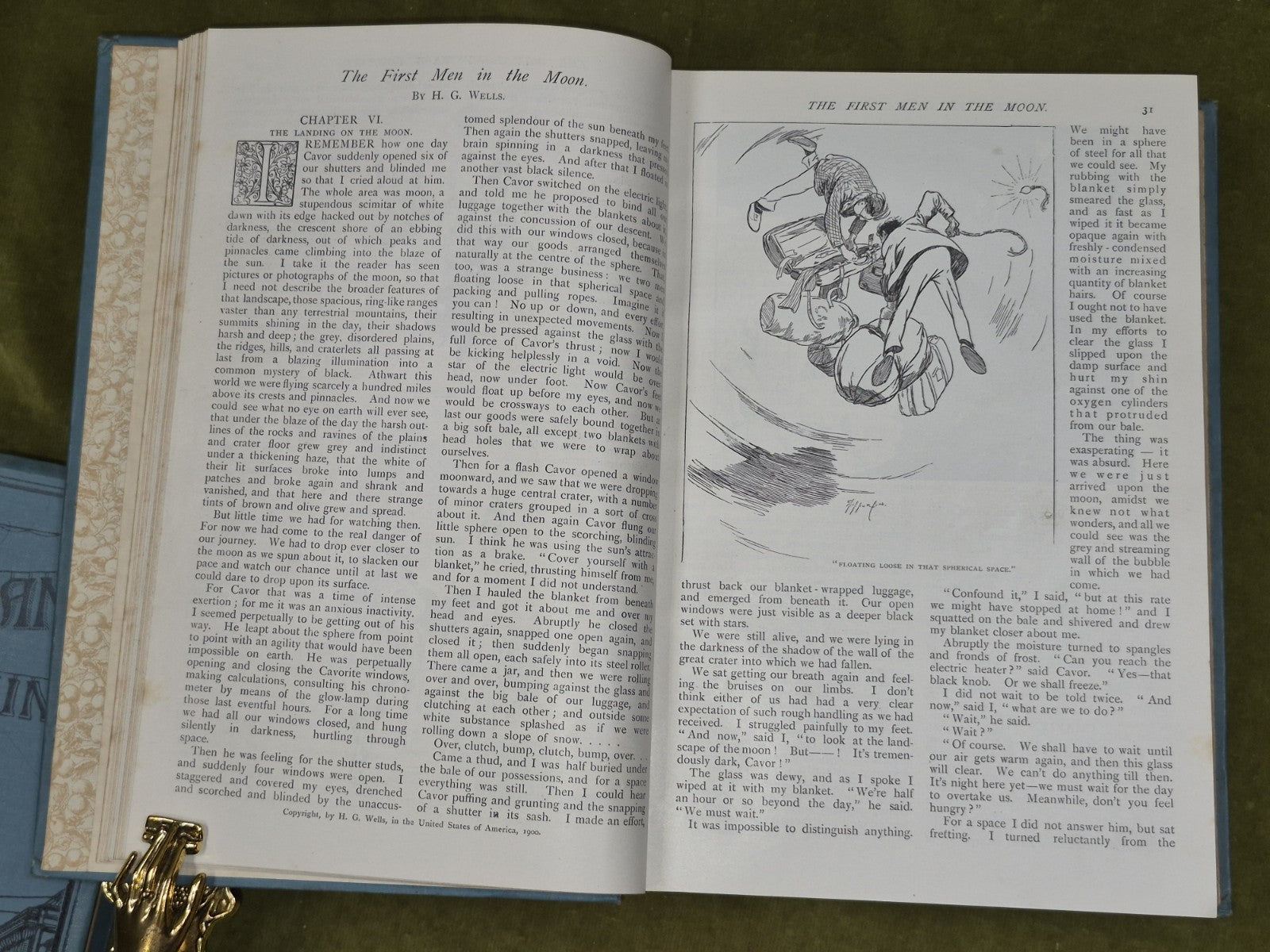 First Men In The Moon H G Wells The Strand Magazine True First Edition 19007