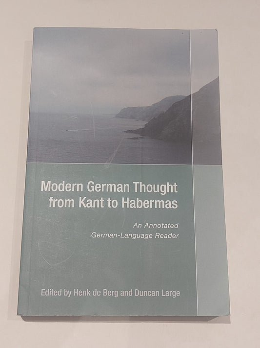 Modern German Thought from Kant to Habermas [Camden House] (2012) Pb Book0