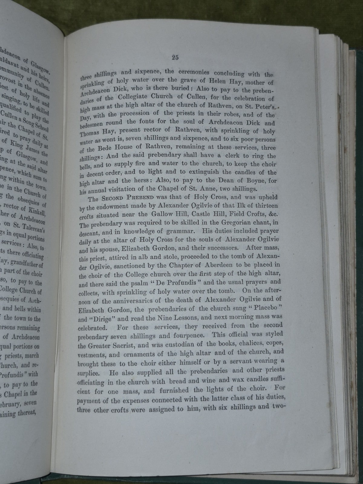 The Church and Churchyard of Cullen by William Cramond, 1st Ed, 18836