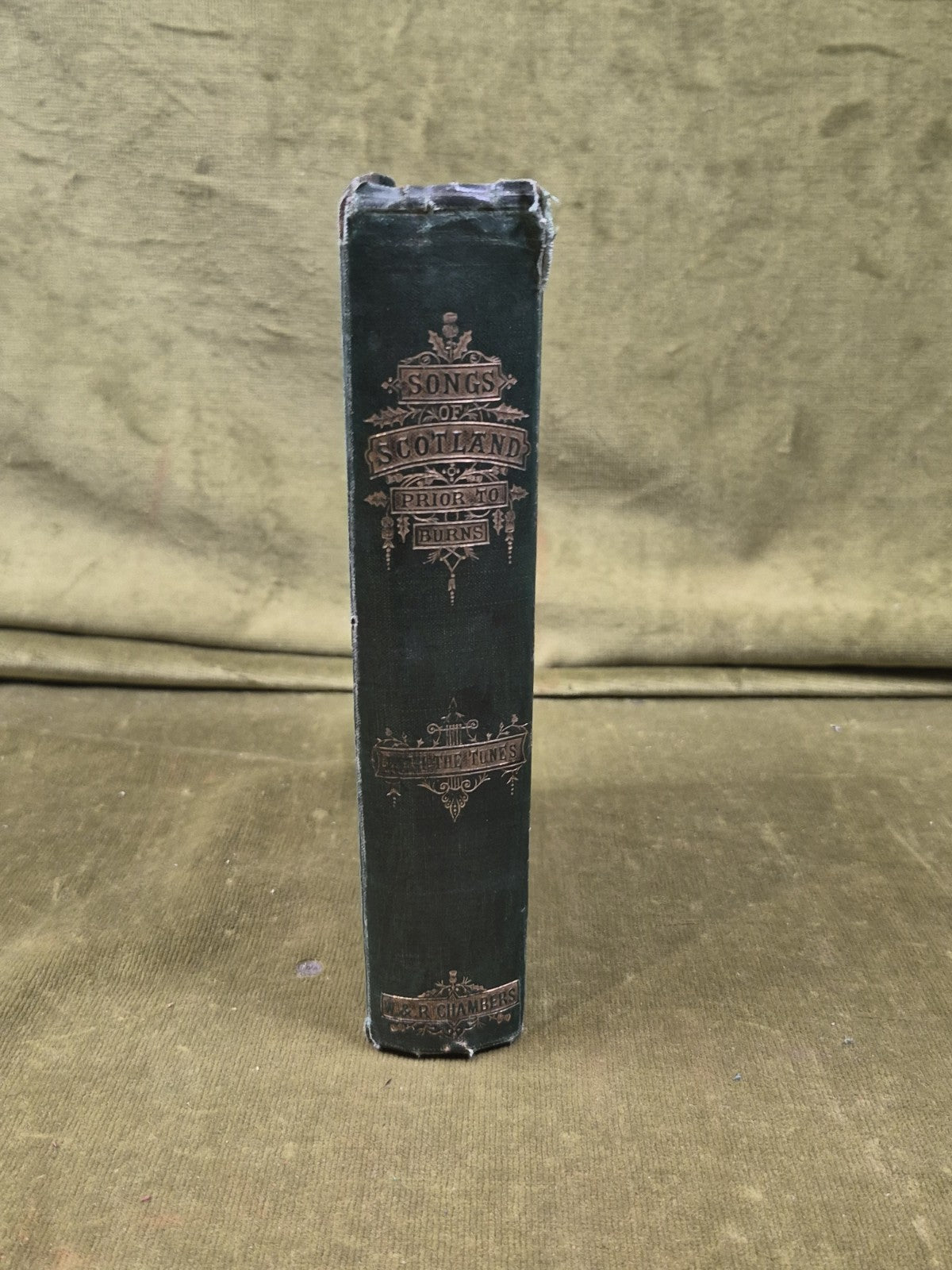 The Songs of Scotland Prior to Burns - Robert Chambers , 1862 1st HB3