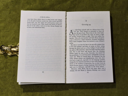 A Life for Africa : the Story of Bram Fischer - Naomi Mitchison - Merlin 1973 PB7