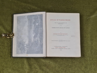 Annals of Garelochside by W. C. Maughan , Alexander Gardner 1896 1st HB7