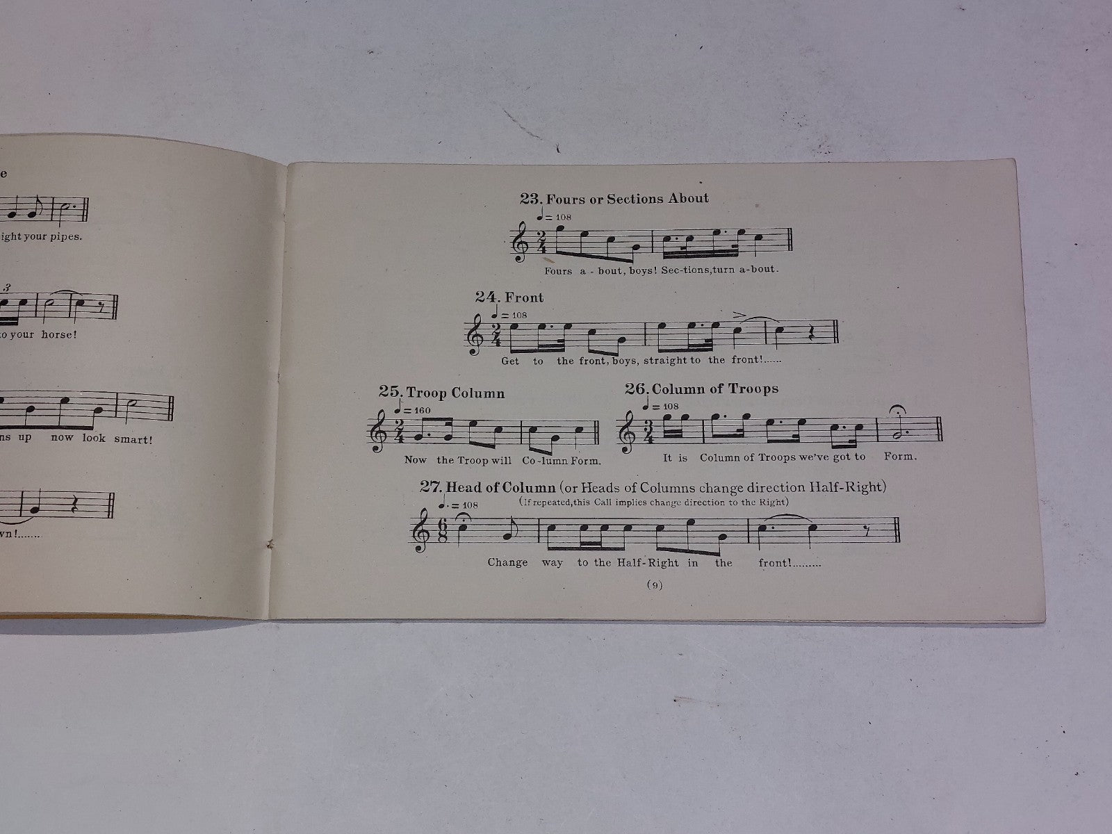 Trumpet and Bugle Sounds for the Army With Words [Gale & Polden] Pb Book Rare2
