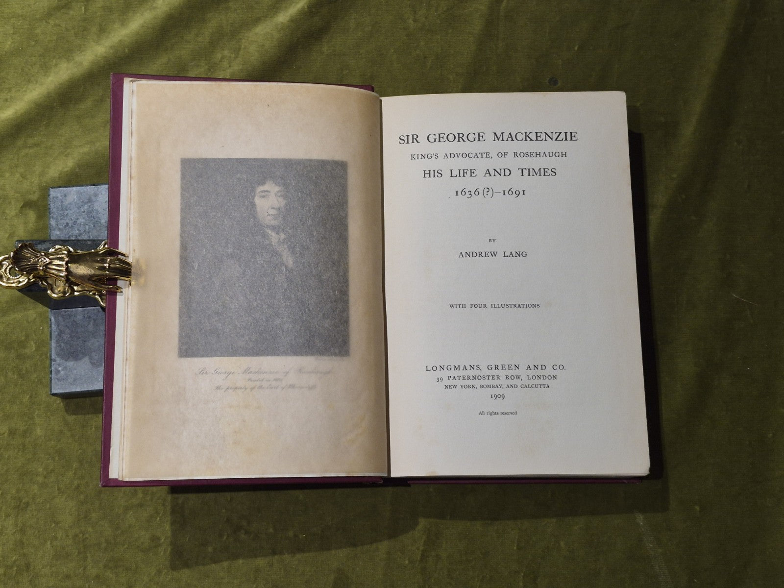 Sir George Mackenzie, His Life and Times 1636(?)-1691 - Andrew Lang6