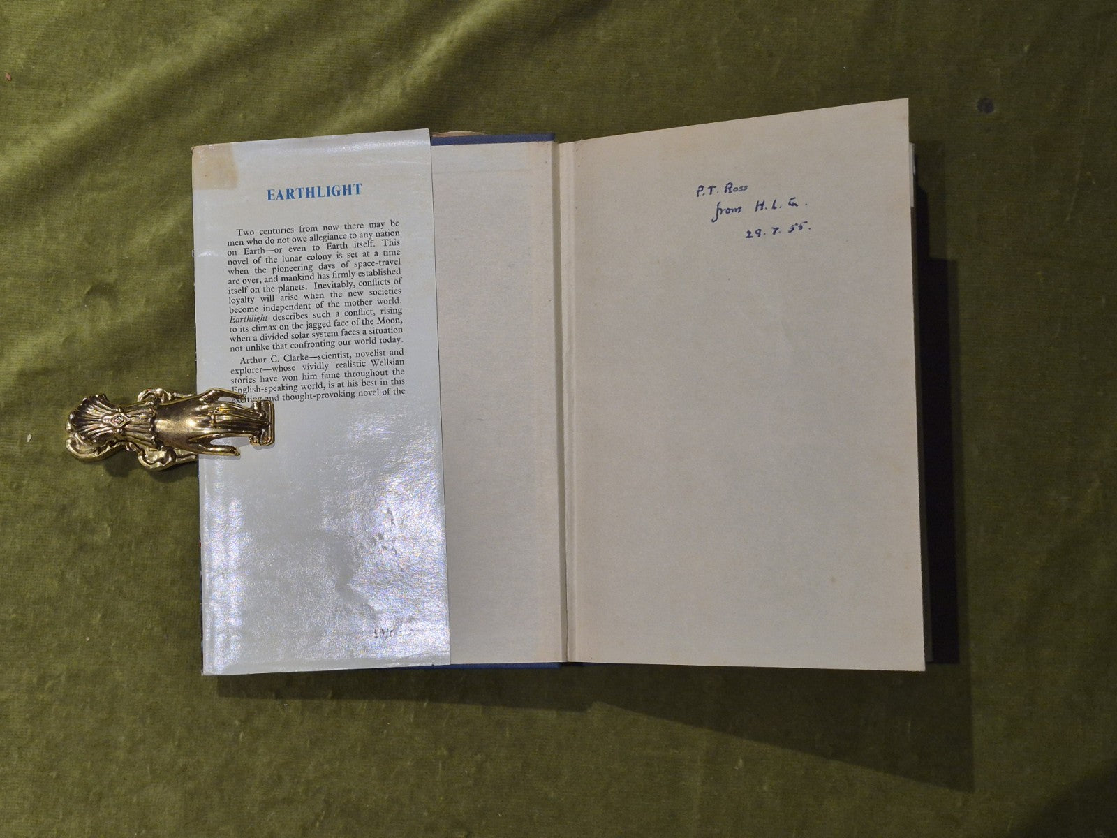 Earthlight - Arthur C Clarke - 1955 1st Ed. Hardback4