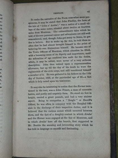 John O' Arnha' The Murderit Mynstrell George Beattie John Young 18476