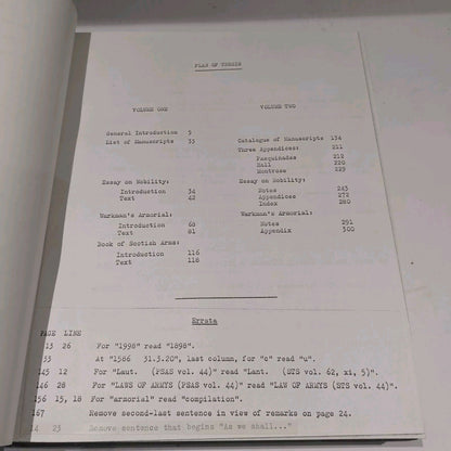 H. L. Hamilton Beautifully Bound Dissertation: Balfour's Heraldic (Vol I & II)5