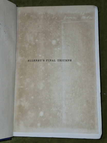 Allenby’s Final Triumph: Damascus, Jordan, By W. T. Massey - 1920 Edition5