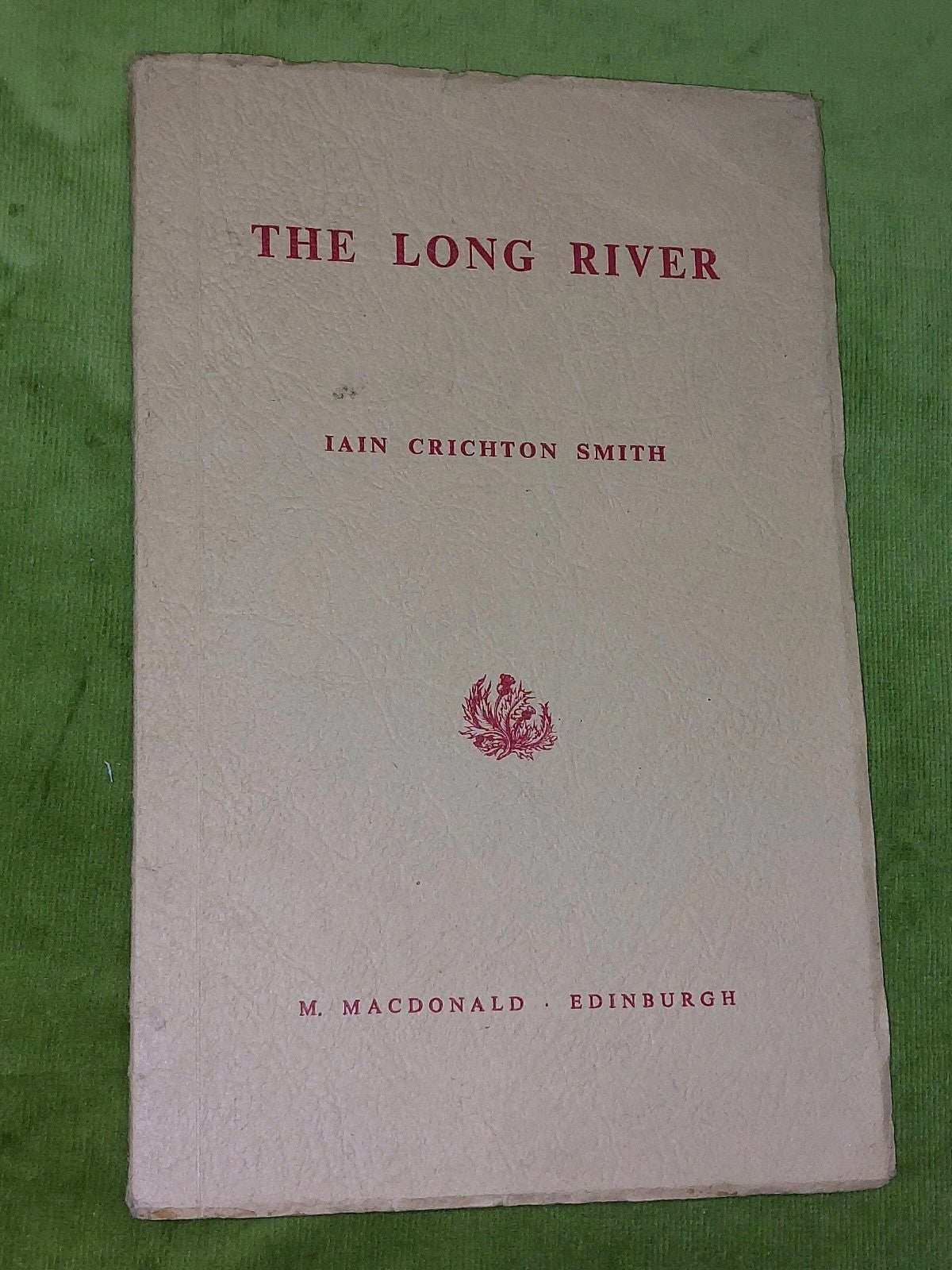 The Long River by Iain Crichton Smith PB booklet (1955) authors first collection0