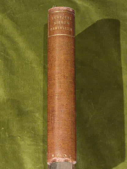 Johannis Lomejeri Zutphaniensis DIERUM GENIALIUM - 1694 - Decas 1 1st Edition 3