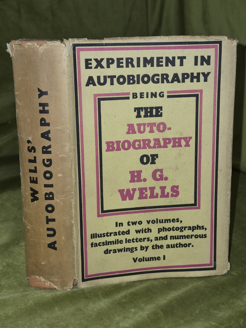 AUTOBIOGRAPHY OF H.G. WELLS (1934, First Edition) Volume 1 Victor Gollancz0
