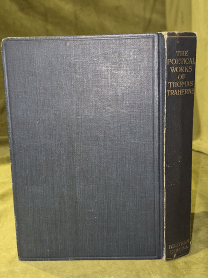 The Poetical Works of Thomas Traherne Second Edition 1906 Bertram Dobell1