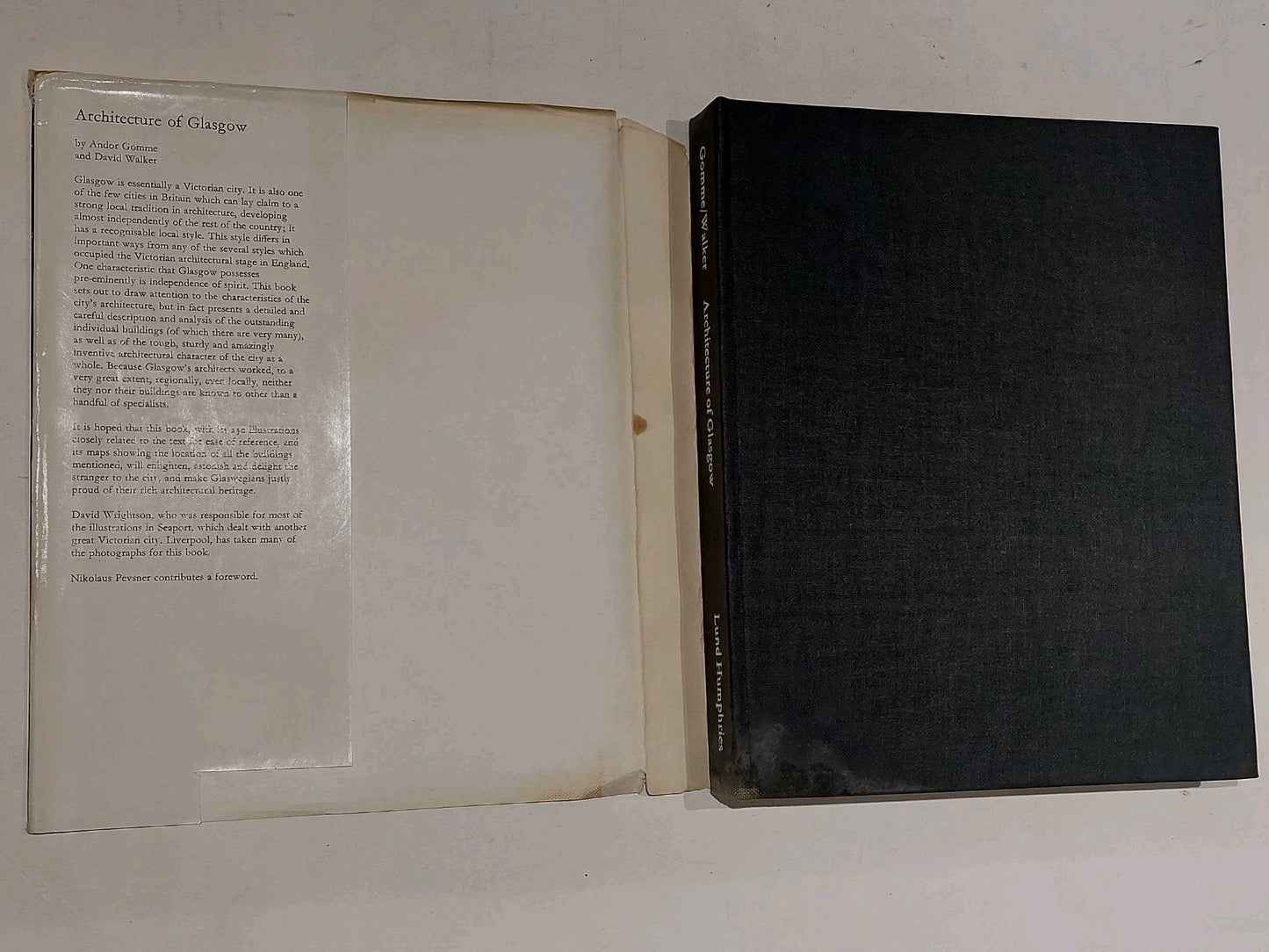 Architecture of Glasgow by Andor Gomme & David Walker (1st Ed HB, 1968)3