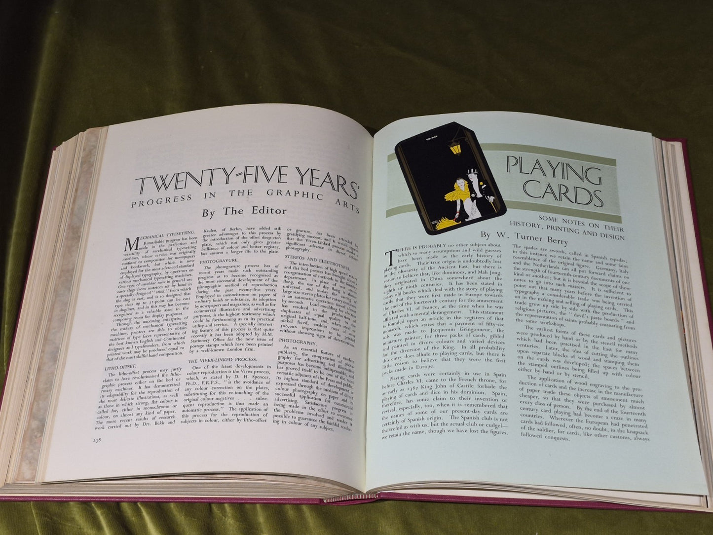 Printing Review Magazine - Bound Volume Of 8 Quarterly From 1933 - 35 12