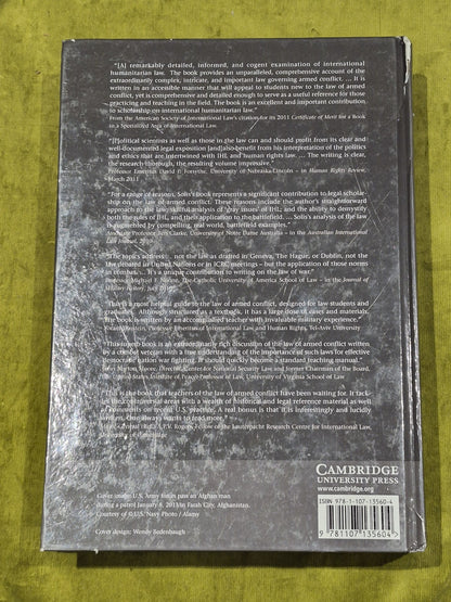 The Law of Armed Conflict By Gary D. Solis 2nd Ed (2016) [Cambridge Uni] Hb Book1