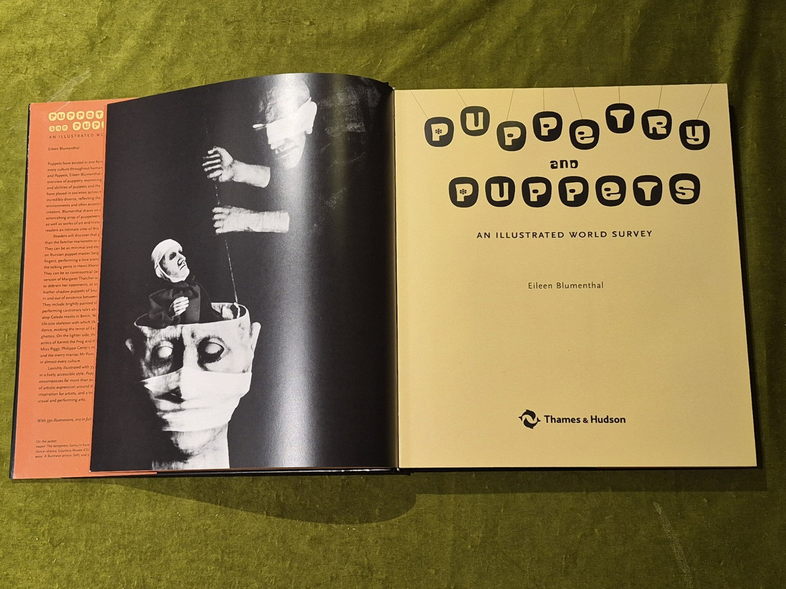 Puppetry and Puppets: An Illustrated World Survey by Eileen Blumenthal 2005 HCDJ5