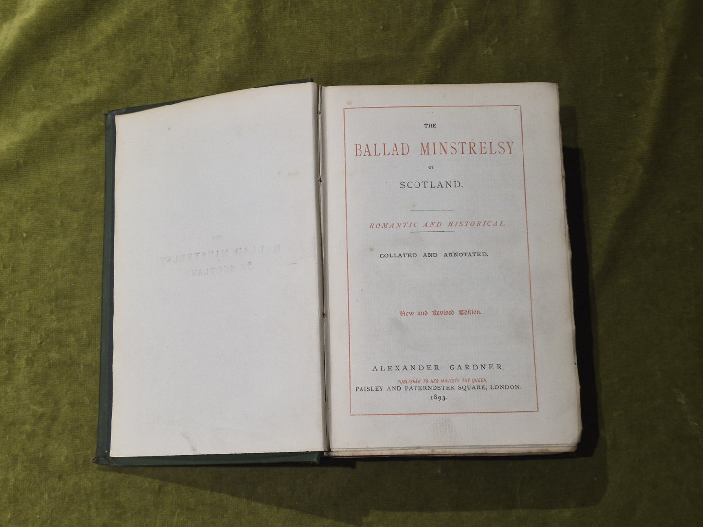 The Ballad Minstrelsy of Scotland, Romantic and Historical, Alexander Gardner4