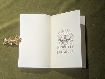 Mcgrotty and Ludmilla - SIGNED by Alasdair Gray , Dog & Bone 1990 1st PB 3