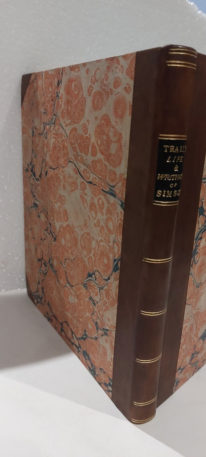 Life And Writings Of Robert Simson M.D. By Rev William Trail 1812 First Edition 2