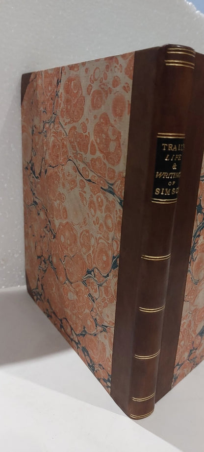 Life And Writings Of Robert Simson M.D. By Rev William Trail 1812 First Edition 2