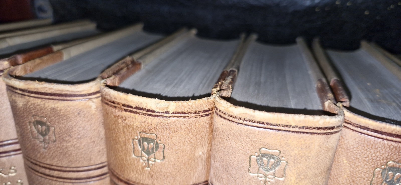 THE WORKS OF CHARLES DICKENS - 20 Volume Set In Leather GRESHAM 1912 VGC7