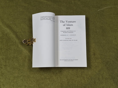 THE VENTURE OF ISLAM - Marshall G S Hodgson - Uni of Chicago 1977 - 3 vols PB2