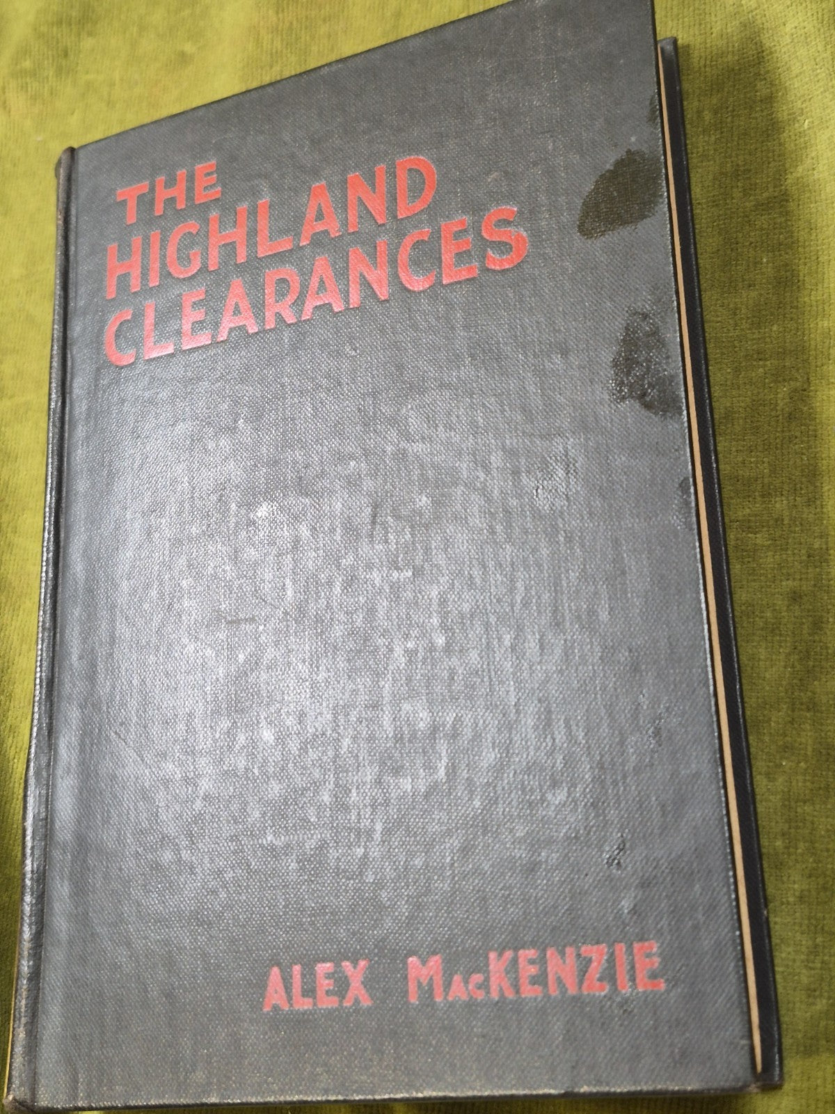 The Highland Clearances Alex MacKenzie 1914 Eneas Mackay Second Edition3