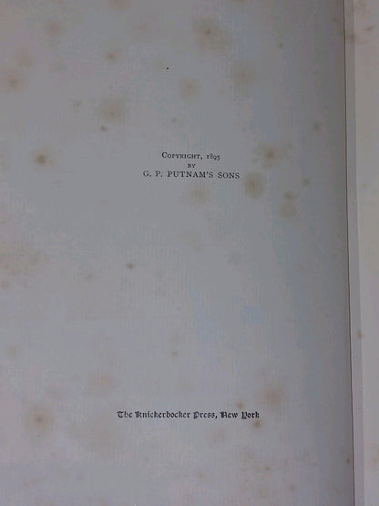 William The Silent Prince Of Orange by Ruth Putnam (1895) In 2 Volumes6
