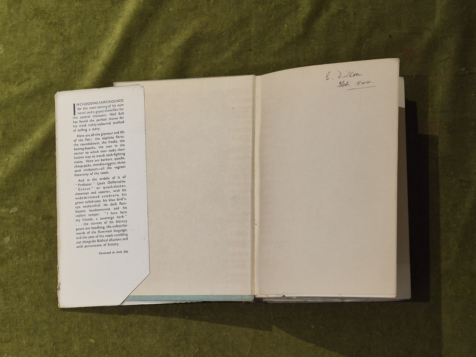 Crocus - Neil Bell , Collins 1st HB DJ 19363