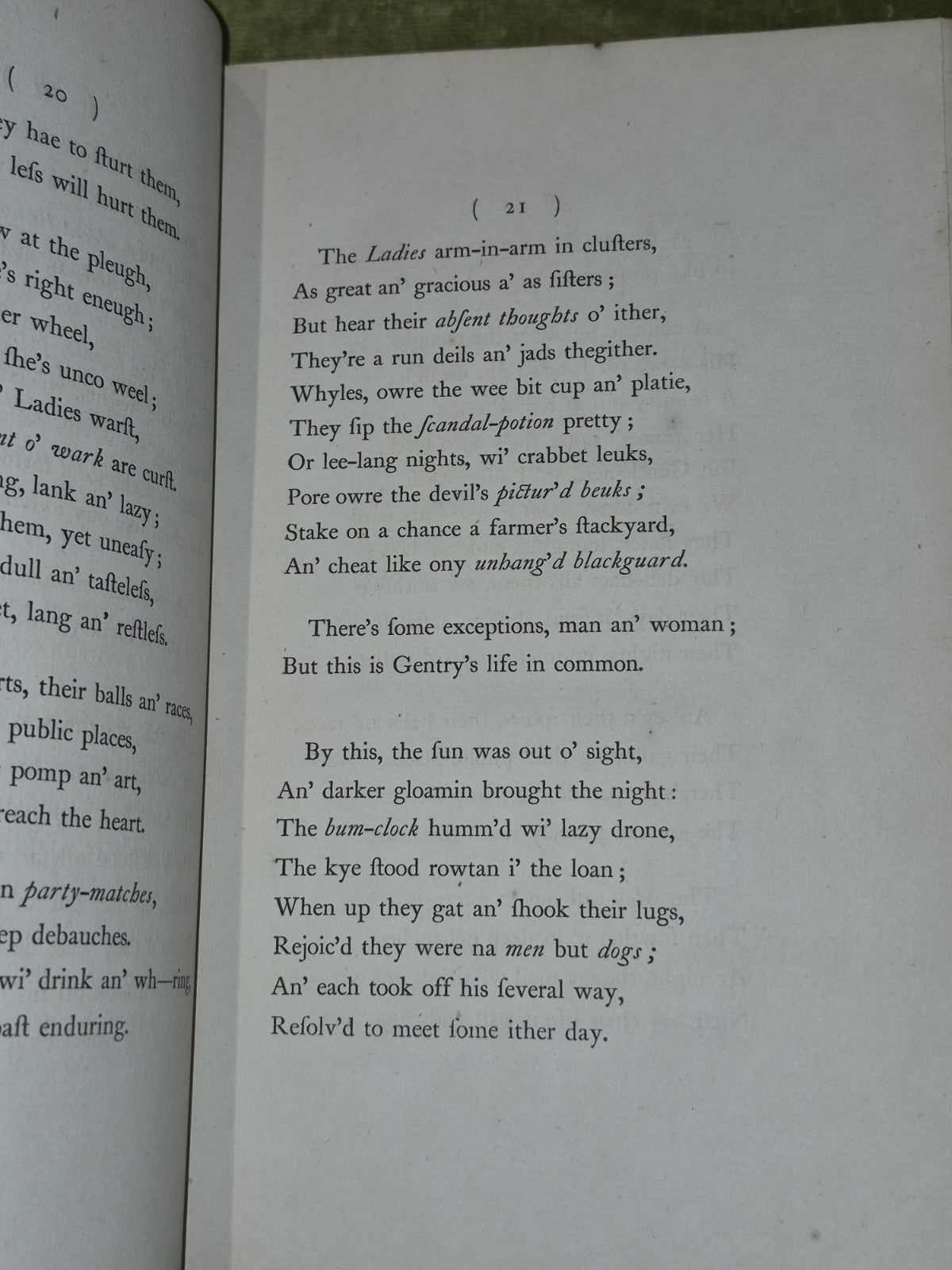 Poems Chiefly in the Scottish Dialect 1867 Kilmarnock Facsimile Signed Numbered8