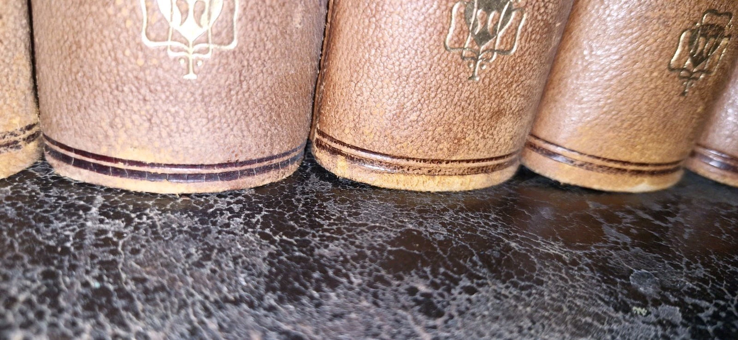 THE WORKS OF CHARLES DICKENS - 20 Volume Set In Leather GRESHAM 1912 VGC9