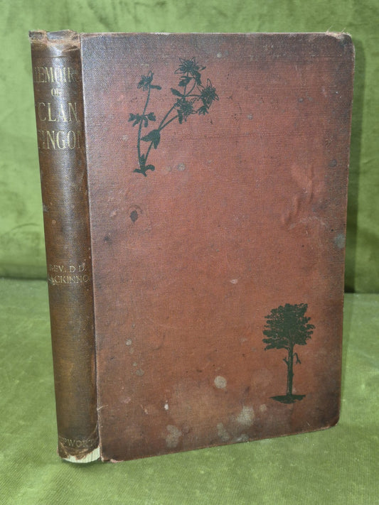 Memoirs of Clan Fingon 1899 First Edition Donald Mackinnon0