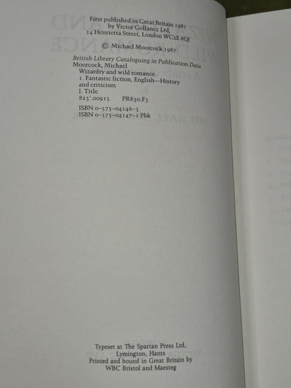 Wizardry and Wild Romance by Michael Moorcock (Paperback, 1987)6