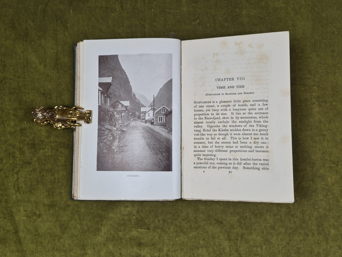 RAMBLES IN NORWAY By Harold Simpson - Mills & Boon 1912 1st HB8