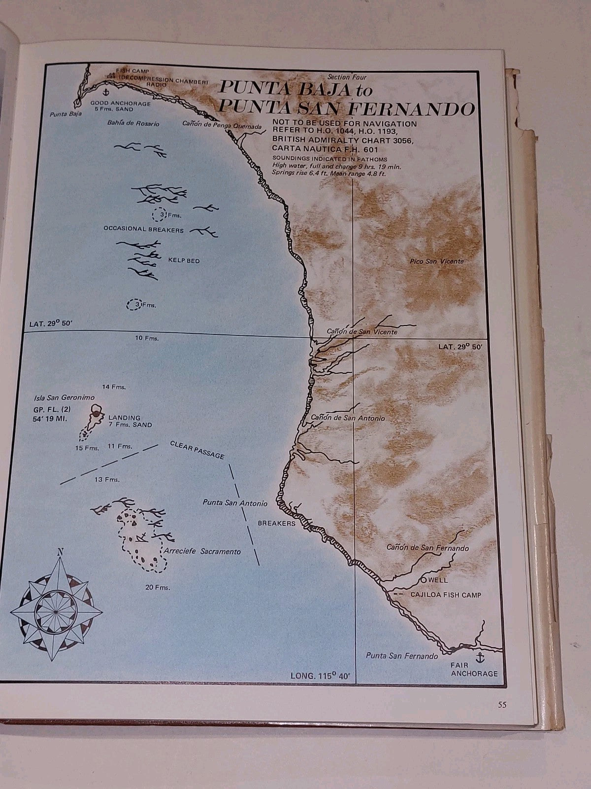 Baja Sea Guide Vol. 2 By Leland Lewis & Peter Ebeling (1974) 1st Ed 2nd Imp Hb 9