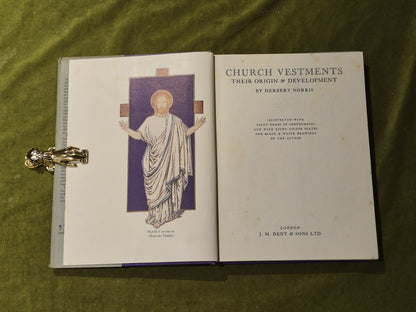Church Vestments : Their Origin and Development - Herbert Norris 1st HB DJ 19495