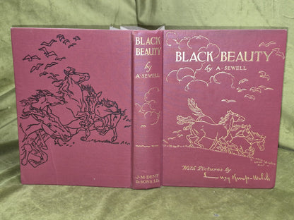 Black Beauty Lucy Kemp-Welch Anna Sewell 1926 Second Reprint Dustjacket 6