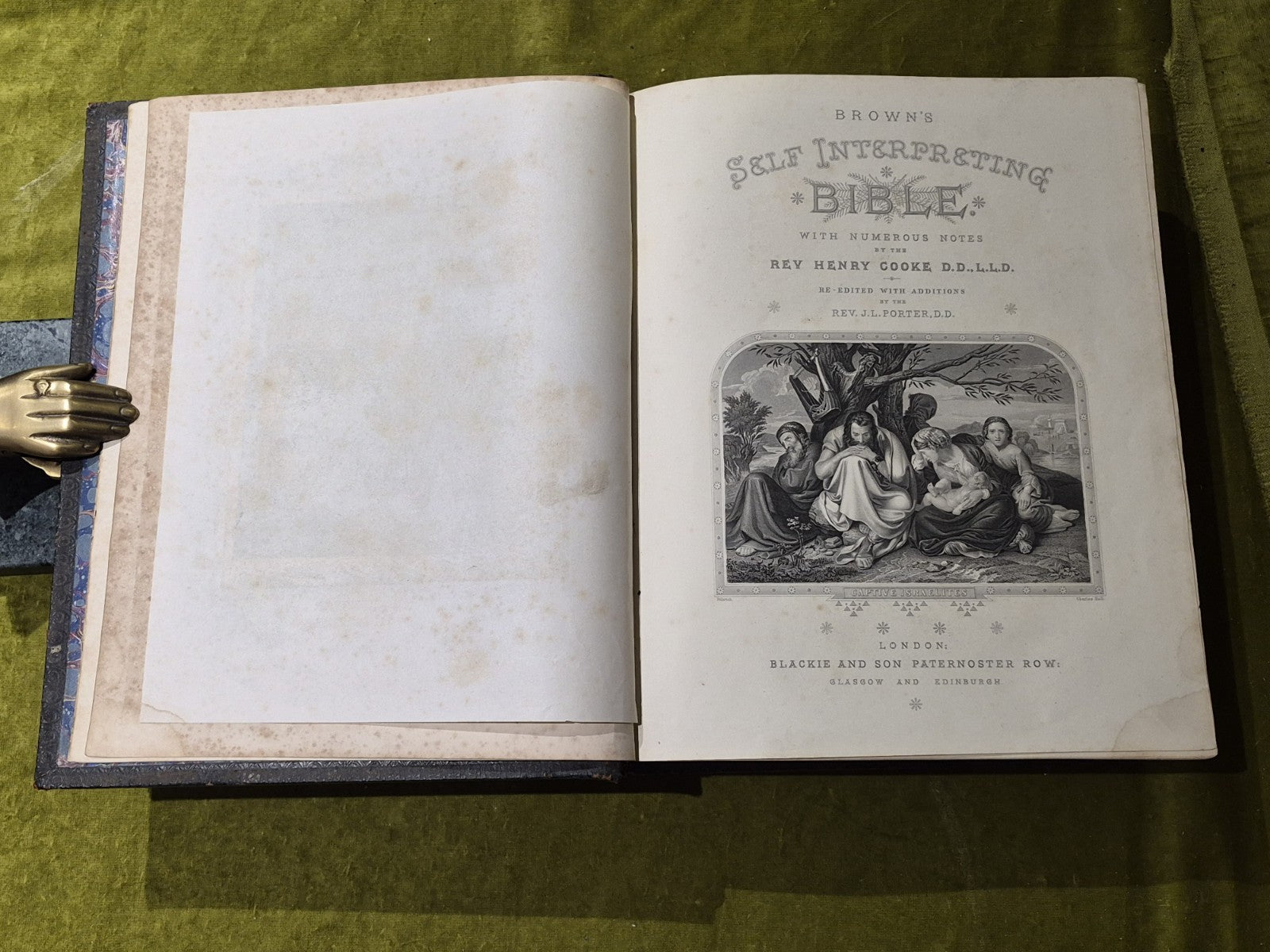 Brown's Self-Interpreting Family Bible with notes, Re-Edited by J L Porter6