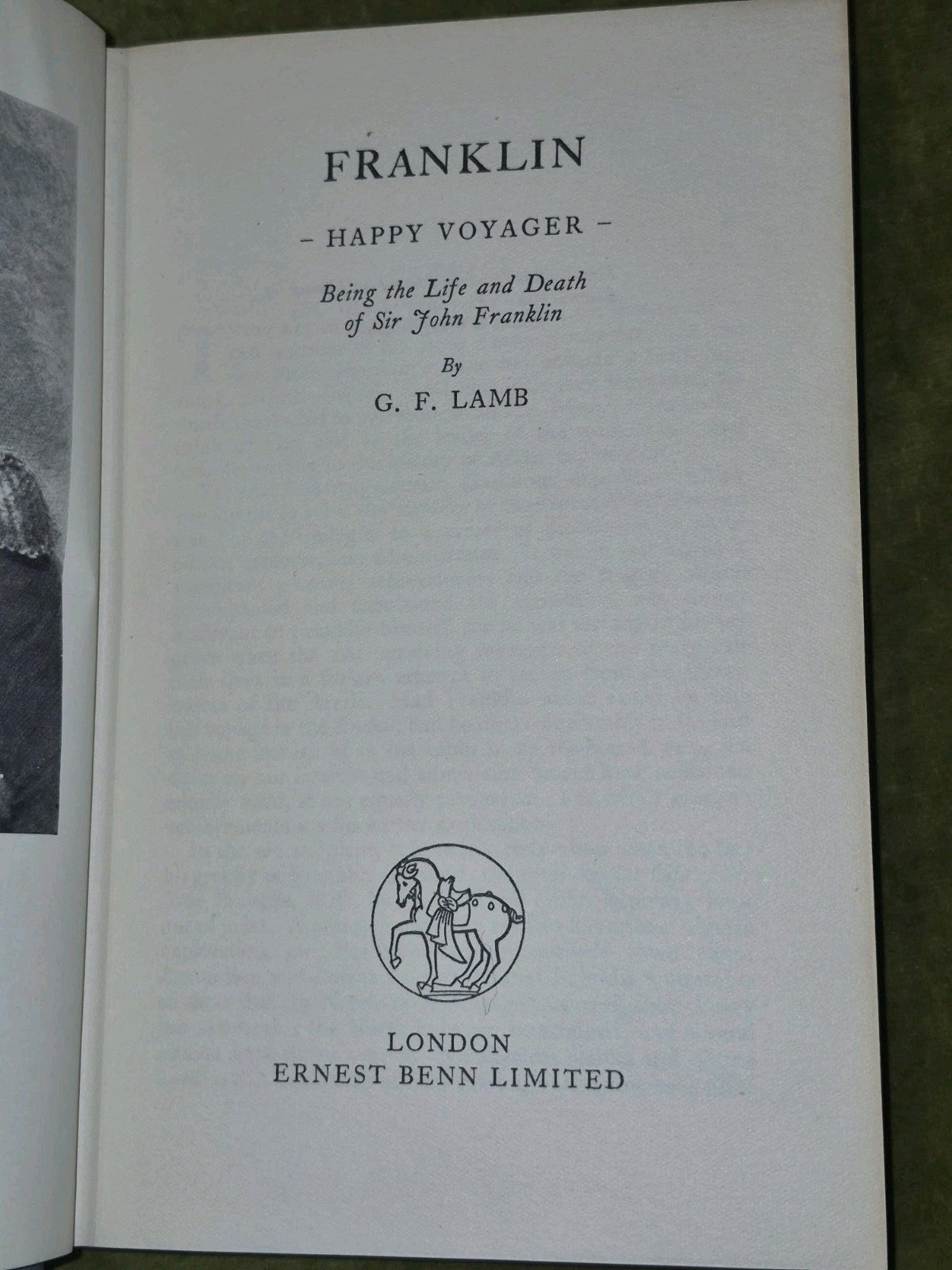 Franklin Happy Voyager Lamb 1956 Ernest Benn4