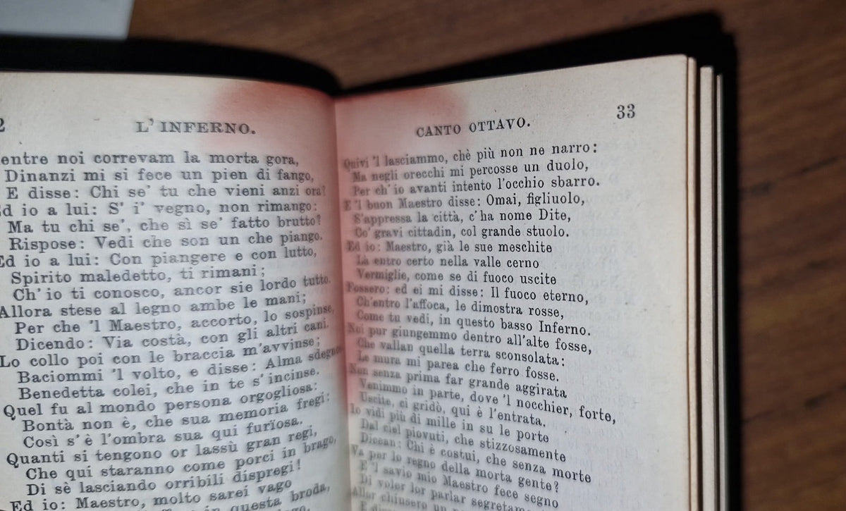 Dante La Divina Commedia (1901) Miniature Book9