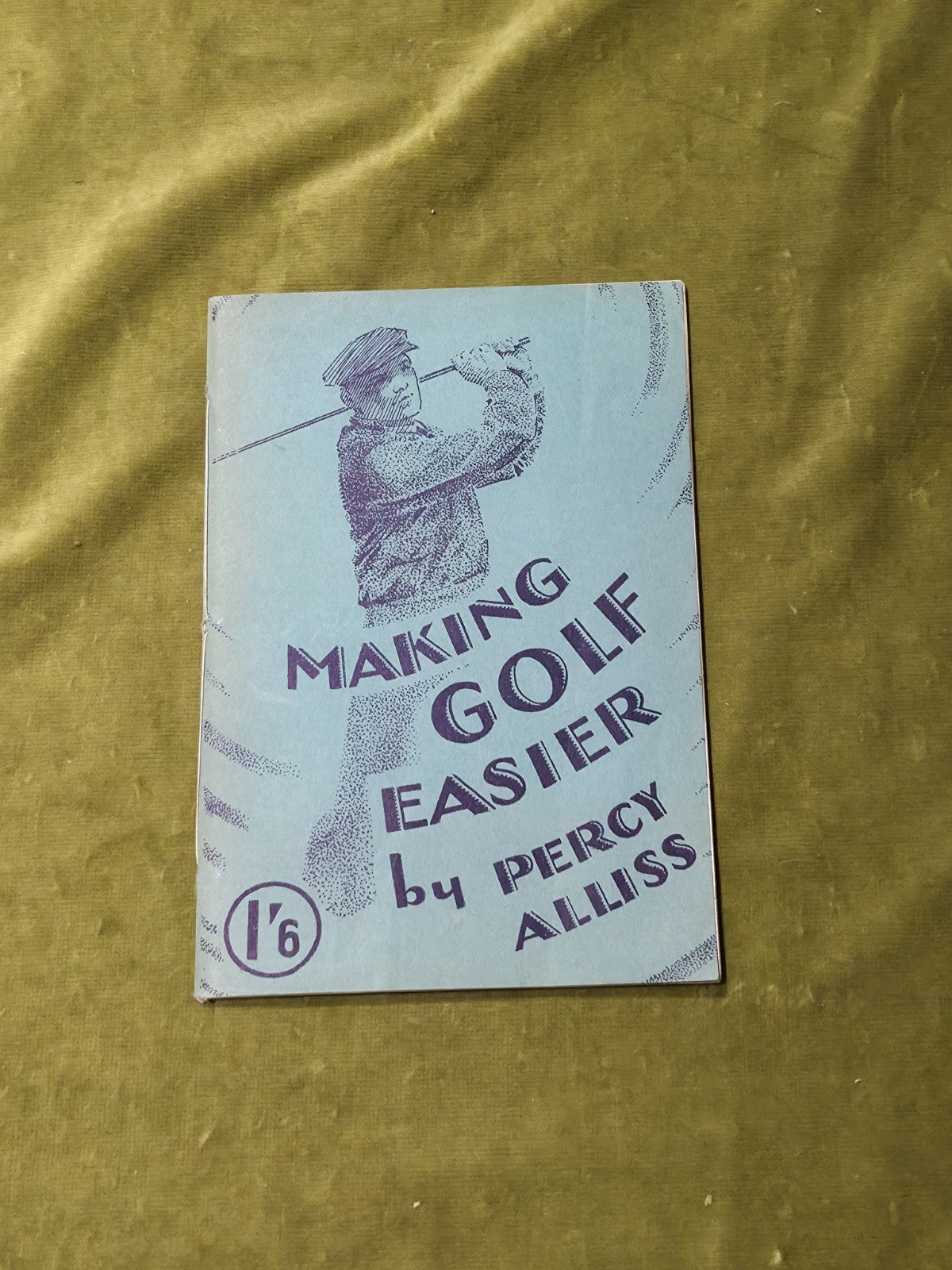 Making Golf Easier - Percy Alliss 1933 First Edition pamphlet0