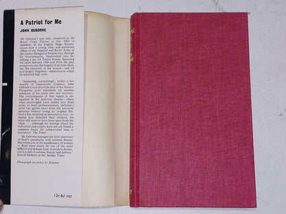 A Patriot For Me By John Osborne (1966) 1st Edition Hb Book2